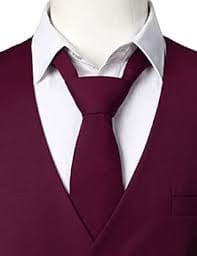 PARKLEES Mens Urban Hipster Style Slim Fit Vest, Wine Red : Amazon.com.be: Fashion