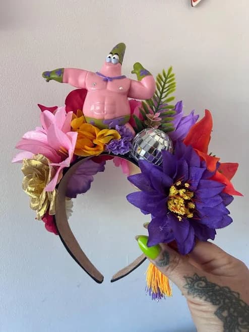 Patrick Star Spongebob Square Pants Toy Flower Headband
