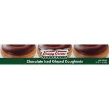 Krispy Kreme Chocolate Iced Glazed Doughnuts