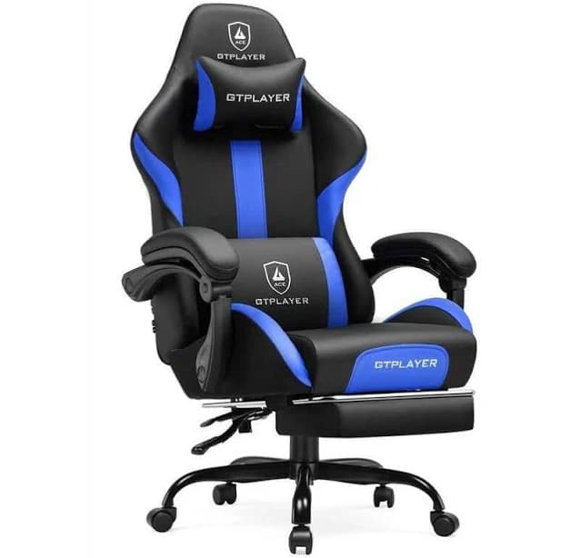 GTPLAYER Ergonomic High Back Gaming Chair Faux Leather Computer Chair