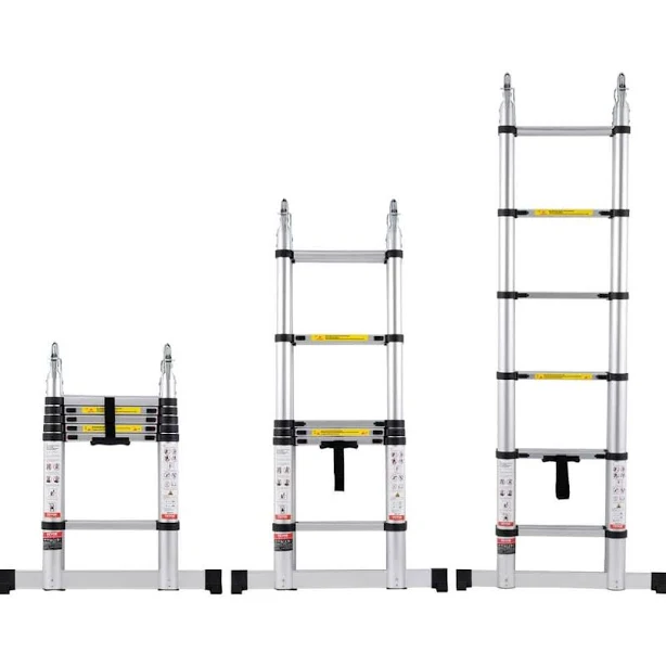 VEVOR Telescoping Extension Ladder 12.5FT A-Shape