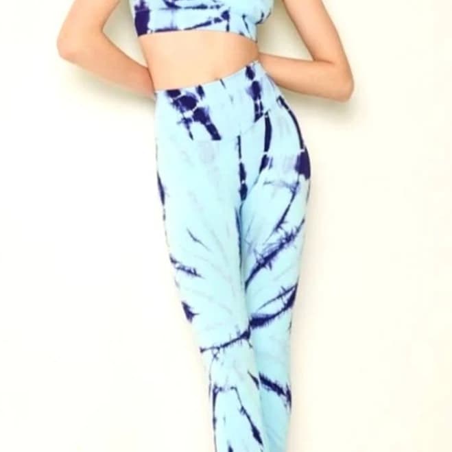 Victoria's Secret Seamless High Waist Tie Dye Leggings