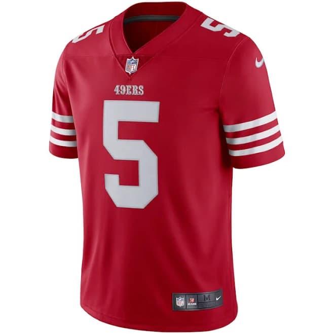 Men's Nike San Francisco 49ers Vapor Limited Jersey– Scarlet