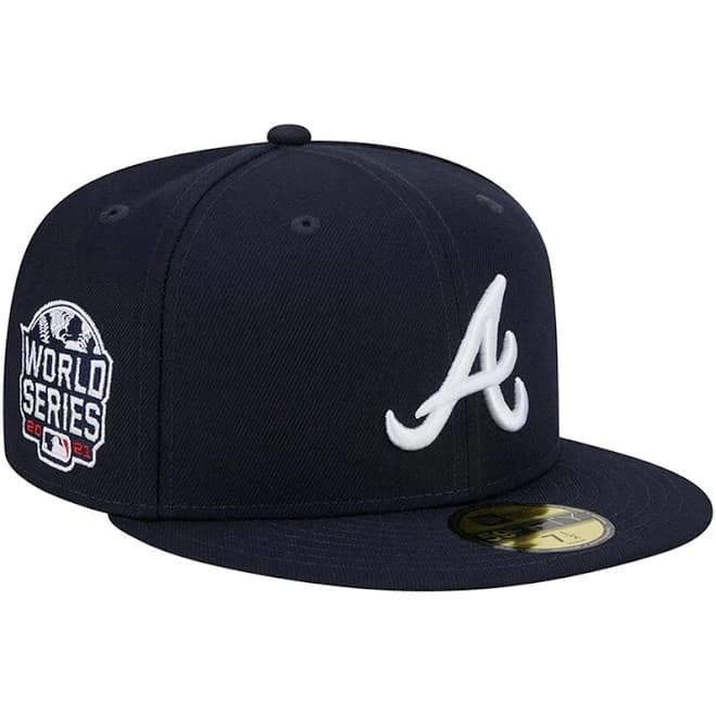 Atlanta Braves New Era 59FIFTY Fitted Hat with 2021 World Series