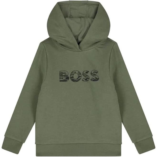 BOSS Boys Kids Logo Hoodie