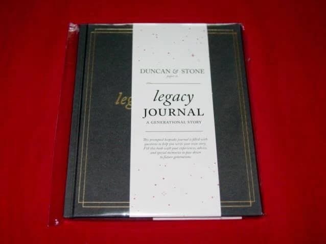 Duncan & Stone Co. - LEGACY JOURNAL - Generational Life Story Book