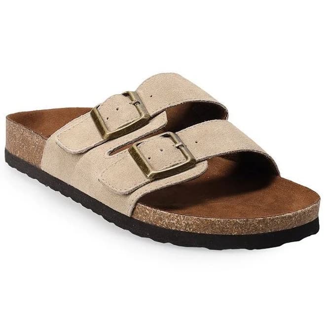 Sonoma Goods For Life Raymond 02 Men's Slide Sandals, Size: 11.5, Taupe