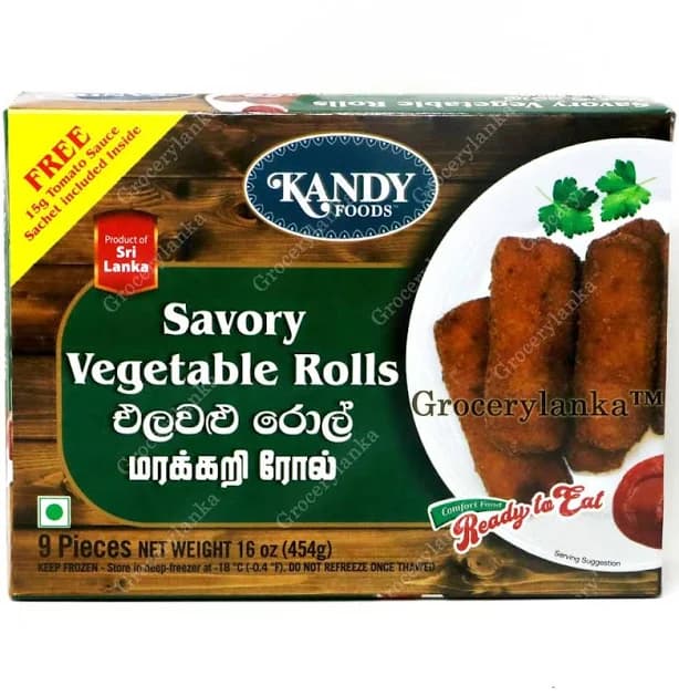 Kandy Foods Savory Vegetable Rolls