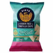 Siete Grain Free Tortilla Chips (Sea Salt)