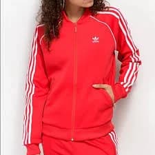 Red Adidas Track Jacket