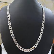 6mm Box Clasp Miami Cuban Link Chain Necklace For Men's 14K White Gold Plated | eBay