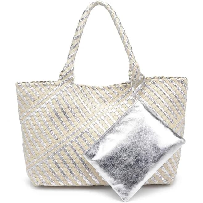 Moda Luxe Solana Woven Tote