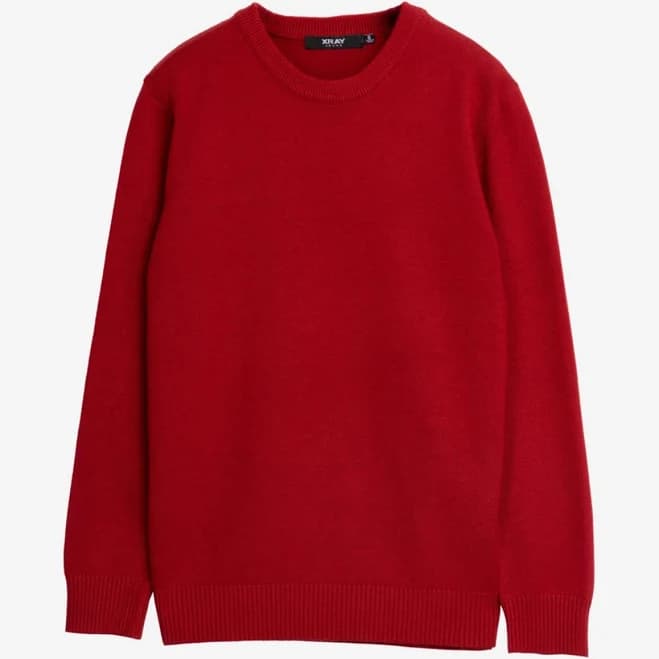 XRAY Boy's Basic Crew Neck Sweater