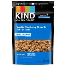 Kind Healthy Grains Vanilla Blueberry Clusters with Flax Seeds