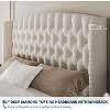 Bed Frame with Deep Button Tufted Wingback Headboard and Footboard, Velvet Upholstered Platform Bed Frame, No Box Spring Needed : Target