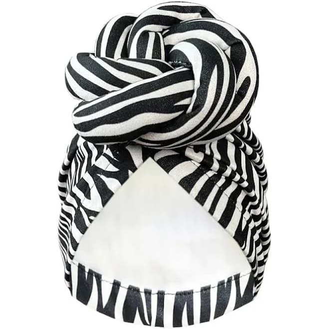 Patterned Knot Turban Headwrap - Chic & Trendy, 10370
