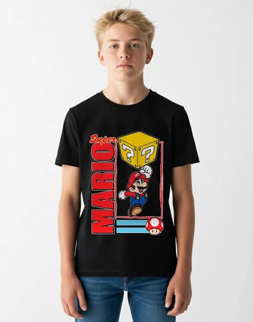 Super Mario Bros. Mario Jump Graphic Tee