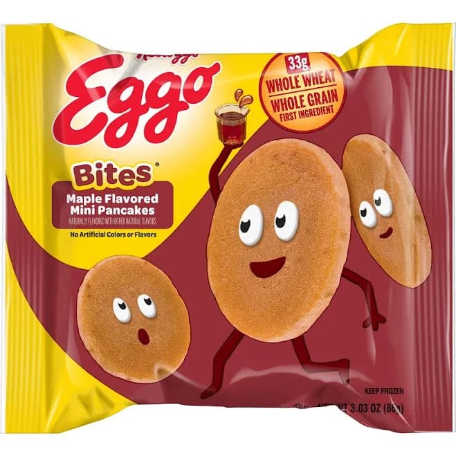Eggo Frozen Pancake Bites Maple Flavored