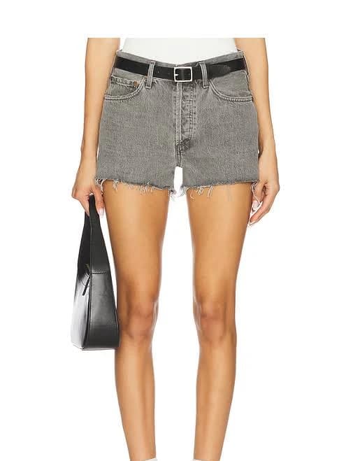 AGOLDE Parker Cut Off Short in Grey - size 33