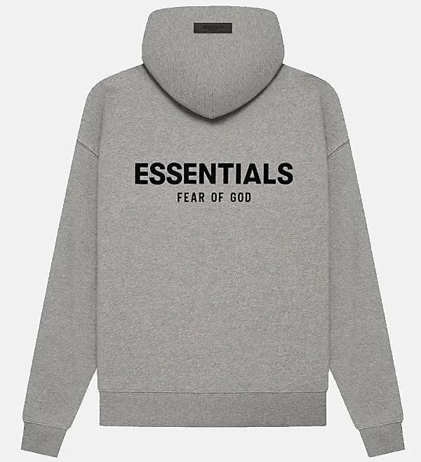 Fear of God Essentials Hoodie in Grey, Men's XL at Urban Outfitters