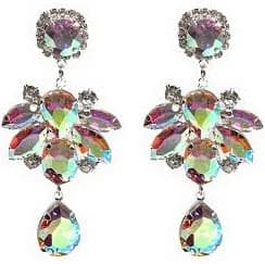 Chunky Cluster Double Drop Earrings