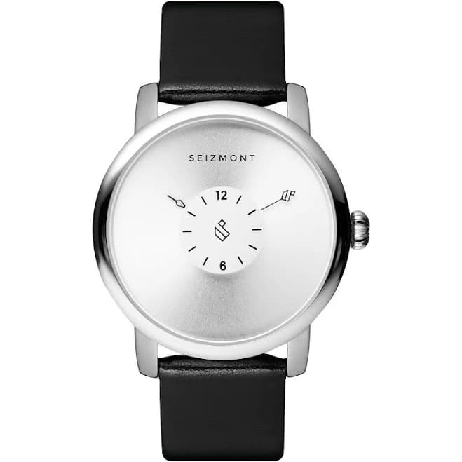 Mezzo Men's Minimalist Leather Watch