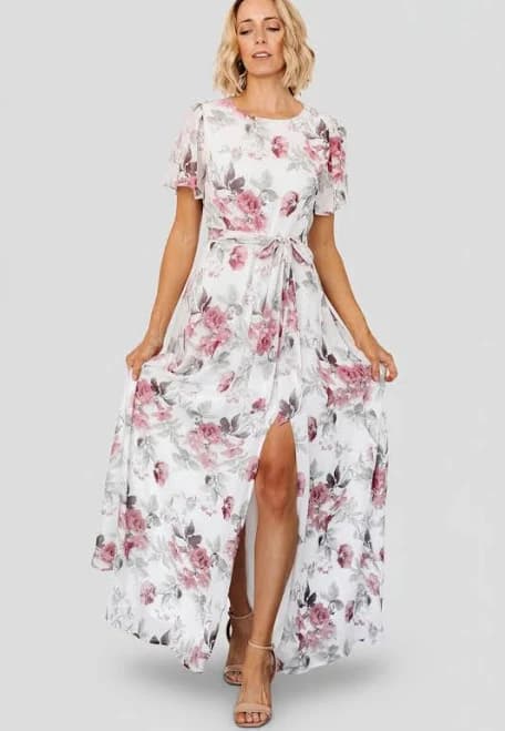 Baltic Born Women's Naomi Short Sleeve Maxi Dress