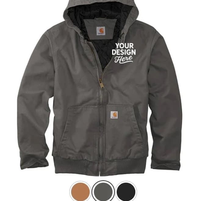 Carhartt Men's Washed Duck Insulated Active Jacket