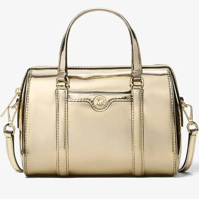 Michael Kors Jet Set Metallic Convertible Crossbody Bag