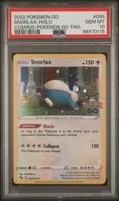 PSA 10 Snorlax COSMOS HOLO 055/078 Low Pop | 2022 Pokémon GO Promo