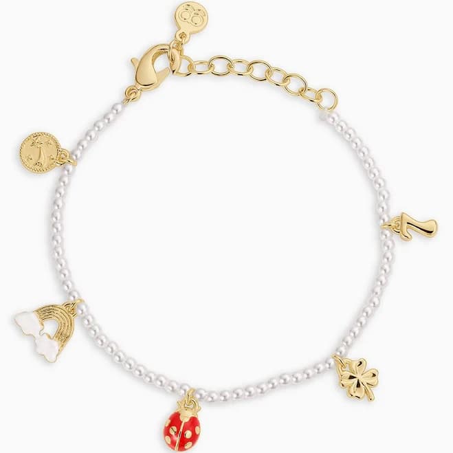 Gorjana Women's 18K Gold Lucky Mini Charm Bracelet