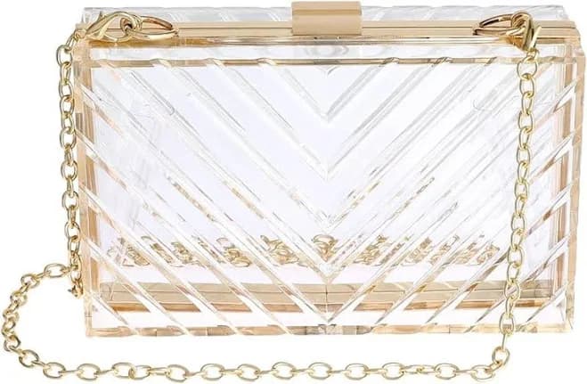 Transparent Acrylic Clutch Bag