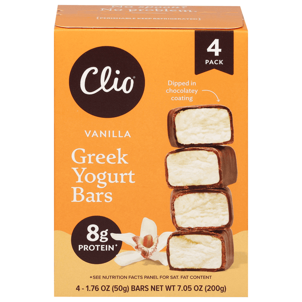 Clio Vanilla Greek Yogurt Bar