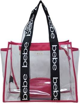 Bebe Hana Clear Tote Bag