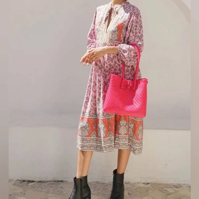 Haley Darla Recycled Plastic Woven Tote