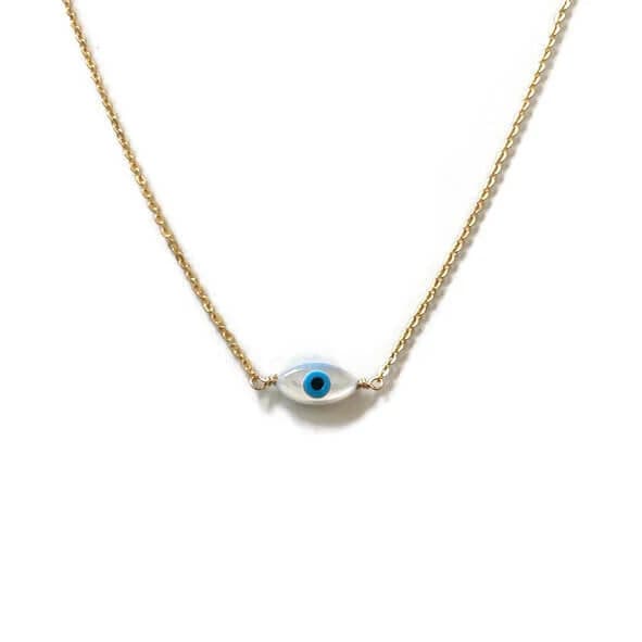 Evil Eye Necklace S for Sparkle Gold
