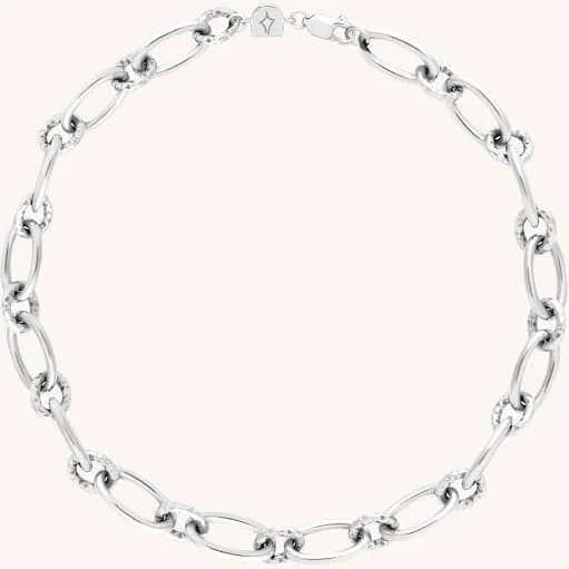 Astrid & Miyu Bold Link Silver Chain Bracelet