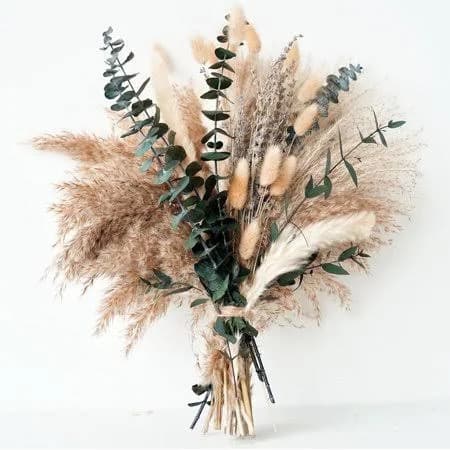 Sanmadrola Green Pampas Grass Boho Decor