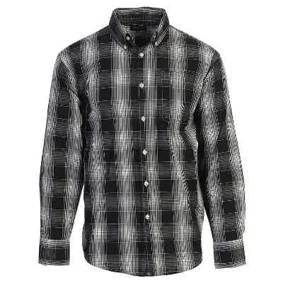 Gioberti Men's Long Sleeve Plaid Shirt