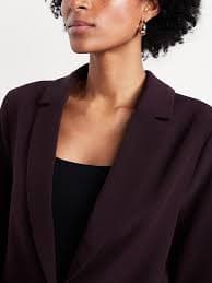 Classic Double-Weave Blazer | Old Navy