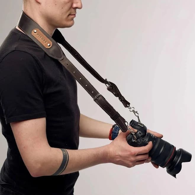 Handcrafted Leather Camera Strap