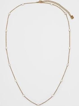 Women's Delicate Cubic Zirconia Gold Necklace