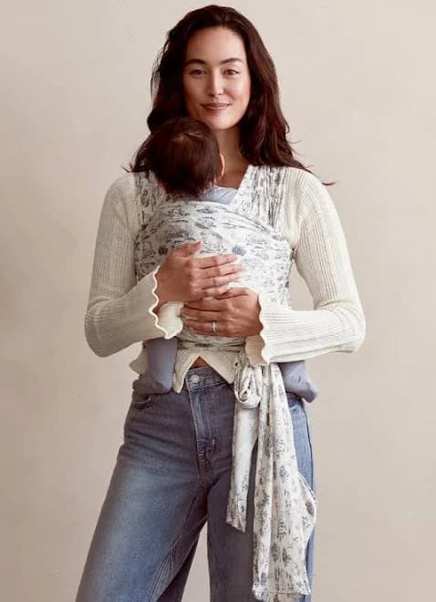 Solly Baby Bleu Toile Baby Wrap