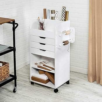 Amazon.com: Honey-Can-Do Craft Storage Cart 19.13" x 33.62" : Office Products