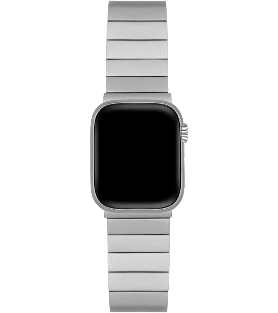 Unisex Rectangular Stainless Steel Watch Band Apple Watch Series