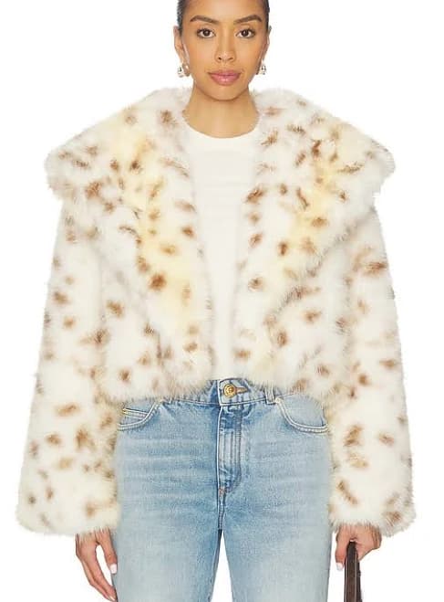 MORE TO COME Women's Rockie Faux Fur Jacket