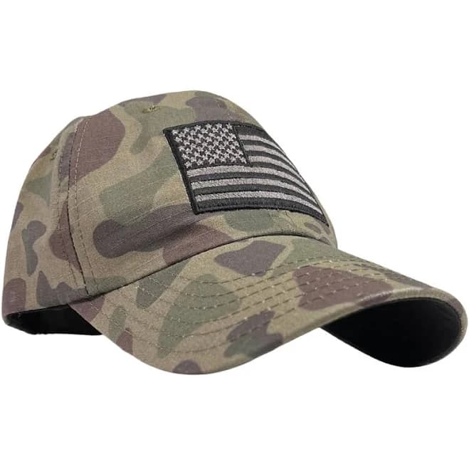 USA Flag Frog Camo Hat