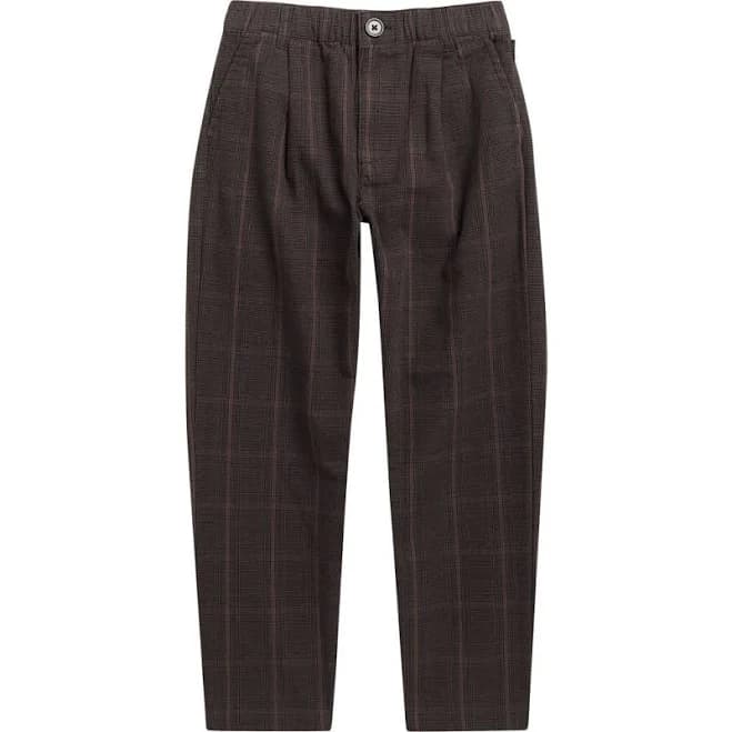 PacSun Kids' Sylas Plaid Stretch Cotton Trousers