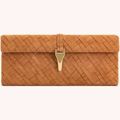 ZARIA Woven Clutch