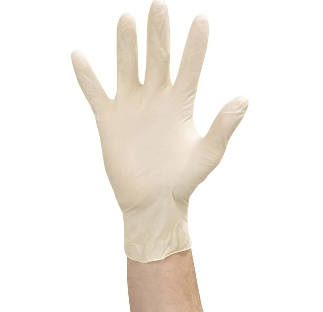 Food handler Powder Free Latex Gloves